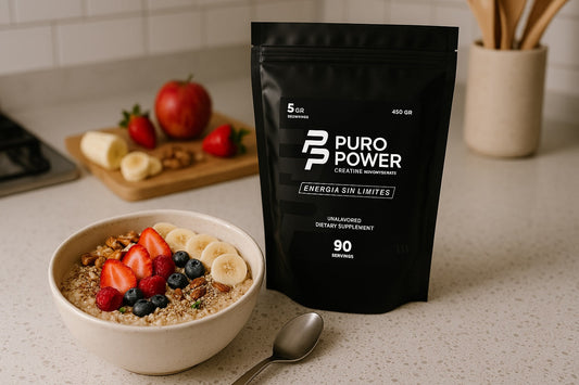 Bowl Energético de avena con Creatina