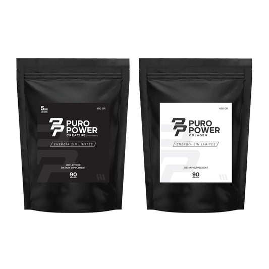 Combo Power: Creatina + Colágeno - PuroPower